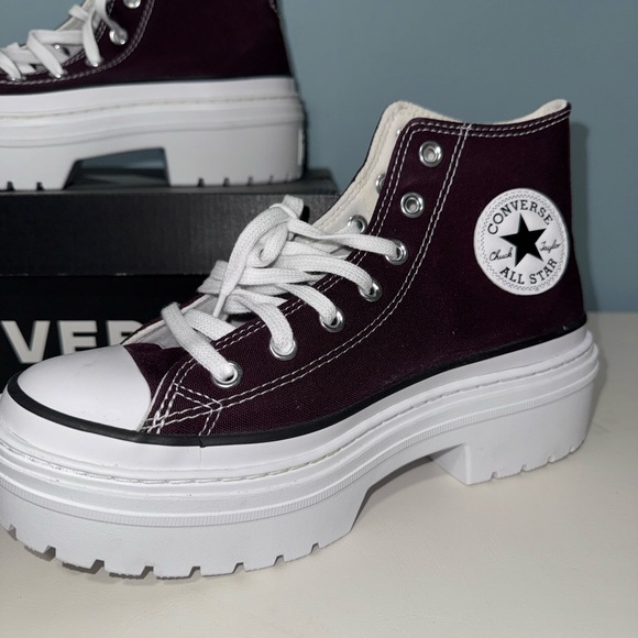 Converse Lugged Sneakers - Bloodstone/ White - 8 - Picture 2 of 6